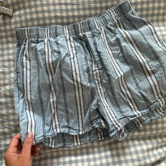 Old Navy Blue & White Striped Casual Shorts‎ Size Small - Picture 2 of 3